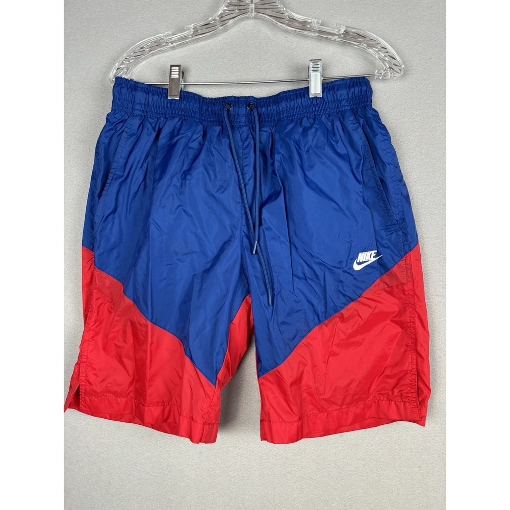 Nike Swim‎ Shorts Boy's/Men Medium Lined Big Color Block Nylon Mesh Lined 3427